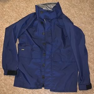 Mens Large Gore Tex Blue Jacket